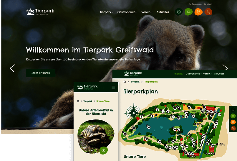 Tierpark Greifswald Website Teaser