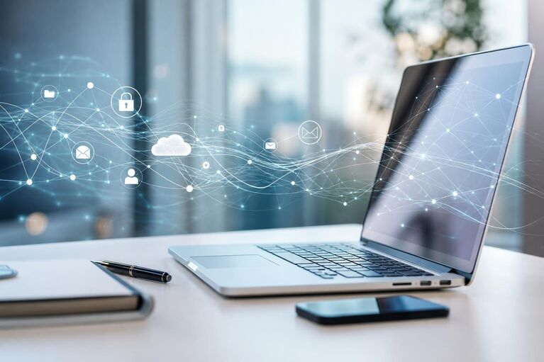 KI-generiertes Titelbild zum Montagsbriefing: Montagsbriefing KW 39: Neue Pflichten, Plattformen und digitale Chancen