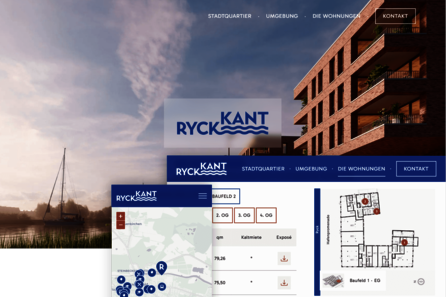 Projektwebsite RyckKant
